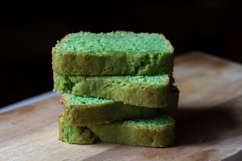 Vegan Pandan Pound Cake · Coco's Green Deli Pandan Cake, Tooth Cake, Vegan Pie, Pound Cake Recipe, Eggless Baking, Instant Pudding Mix, Coconut Whipped Cream, Food Combining, Healthy Cake