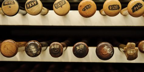 The Bat Vault | Louisville Slugger Museum & Factory Louisville Slugger Bat, Louisville Slugger Museum, Ted Williams, Louisville Slugger, Museum Store, Babe Ruth, Baseball Fan, Vaulting, Cincinnati Reds