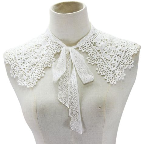 Retro Crochet, Lace Face Mask, Half Shirt, Gothic Costume, False Collar, Fake Collar, Lace Mask, Half Shirts, Style Comfortable