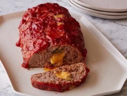 Stuffed Queso Meatloaf Recipe | Food Network Kitchen | Food Network Queso Meatloaf, Meatloaf Food Network, Meat Empanadas, Meatloaf Recipes Food Network, Empanadas Recipes, Stuffed Meatloaf, Beef Food Recipes, Ketchup Sauce, Good Meatloaf Recipe