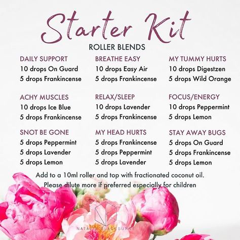 Lots and lots of simple ideas here for the starter kits for all our newbies! Or if you are a seasoned oiler and need some fresh ideas! Anyone after information on getting started with the oils feel free to contact me! 😍 Allergy Essential Oil Blend, Essential Oil Roller Blends, Oil Roller Blends, Essential Oils Allergies, Essential Oil Blends Roller, Terra Essential Oils, Essential Oil Roller Bottle Recipes, Doterra Oils Recipes, Love Morning