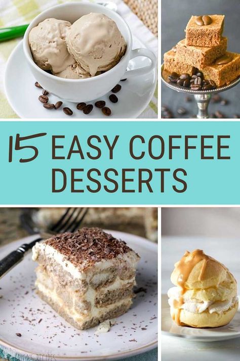 Coffee Creamer Desserts, Healthy Coffee Dessert Recipes, Coffee Bar Desserts, Desserts With Espresso, Recipes Using Coffee Extract, Coffee Themed Desserts, Coffee Dessert Ideas, Coffee Deserts Recipes, Desserts Made With Coffee