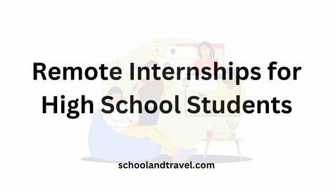 Internships are highly beneficial for high school students. Adding an internship experience to your resume as a high school student will improve your odds of getting into college. It will also help you land an excellent job as it indicates that you are making good use of your free time to invest in your personal […] The post 7+ Remote Internships for High School Students (FAQs) | 2023 appeared first on School & Travel. Internship For High School Students, Internships For High School Students, Getting Into College, Medical Internship, Aerospace Engineering, School Things, High School Classes, Life Hacks For School, College Degree