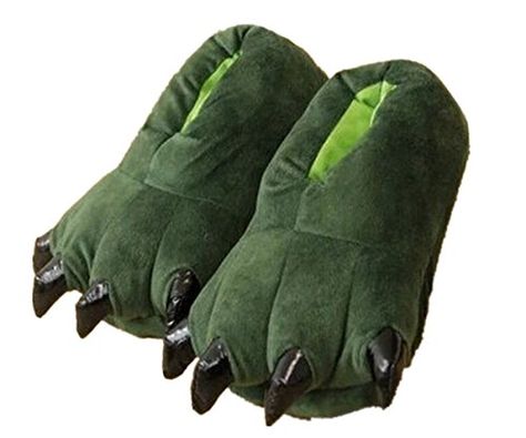 Dinosaur Claw, Paw Slippers, Animal Slippers, Animal Christmas, Slippers Women, Women Men Shoes, House Shoes, Slipper Shoes, Plush Animals