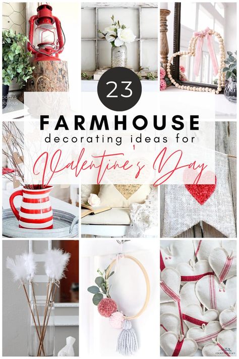 Diy Valentine Decorations, Diy Valentine Decor, Rustic Valentine Decor, Valentine Mason Jar, Farmhouse Valentine Decor, Farmhouse Decorating Ideas, Saint Valentin Diy, Valentines Bricolage, Diy Tapestry