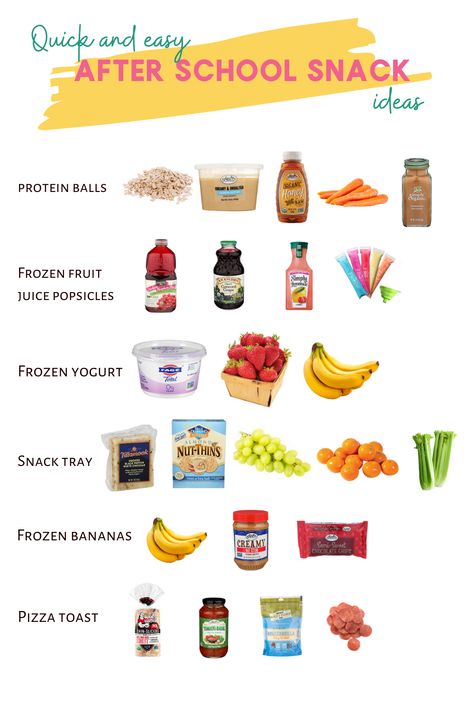 After School Food, Easy After School Snacks, Kindergarten Snacks, Munchies Snacks, Study Snacks, School Snacks For Kids, Fast Snack, Easy Snacks For Kids, Meal Prep Snacks