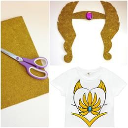 DIY She-Ra Crown this is the link to the template for a crown. Pic is by @loveyourbling and my interpretation of the template. She Ra Costume, Felt Crafts Kids, I Love T Shirt, Halloween Costumes For Big Kids, Horseshoe Projects, Bubble Bubble, Diy Costumes Women, Easy Diy Costumes, Book Day Costumes