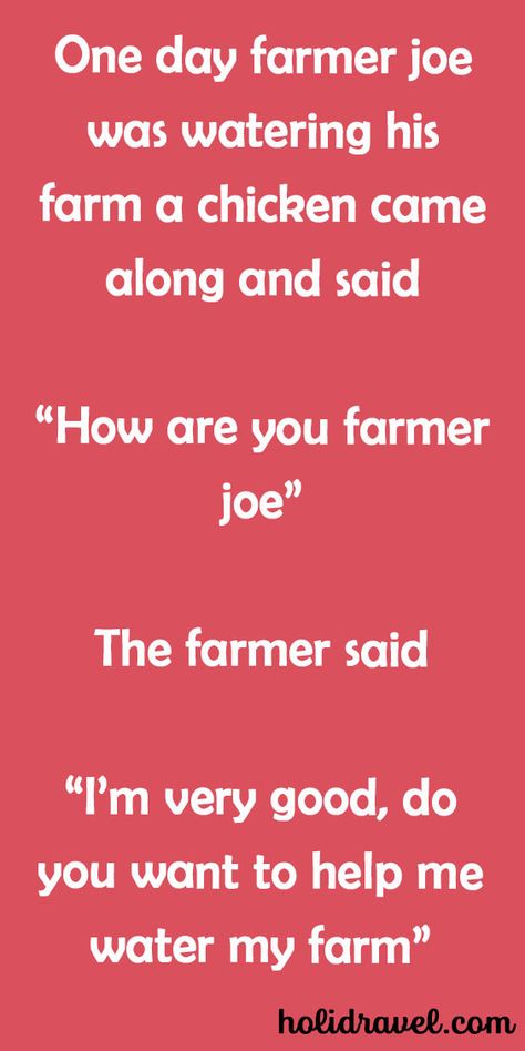 A Farmer Joe Was Watering His Farm. – Getting Married Quotes, Farmer Jokes, Farm Life Quotes, Farm Jokes, Married Quotes, Chicken Farmer, Can You Help Me, A Farmer, Water Me