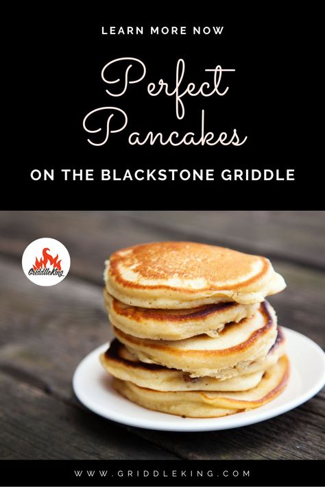 Perfect Pancakes on the Blackstone Griddle Black Stone Pancakes, Pancakes On The Blackstone, Blackstone Pancake Recipe, Pancakes On Blackstone Griddle, Pancakes Blackstone, Breakfast On The Blackstone, Black Stone Breakfast Recipes, Blackstone Pancakes, Blackstone Breakfast