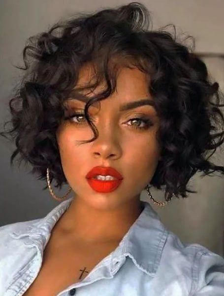 20 Best Black Women Bob Haircuts for 2023 - The Trend Spotter 2024 Hairstyles, Short Hair Waves, Dunner Wordend Haar, Braiding Styles, Girl Hairstyle, Short Hair Black, Haute Hair, Bob Hairstyles For Thick, Braid Hairstyle