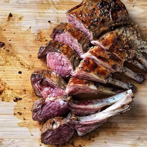 How to Make Rack of Lamb: Pan Seared Side Dishes For Lamb, Rack Of Lamb Recipes, Lamb Rack Recipe, Lamb Side Dishes, Lamb Roast Recipe, Lamb Rack, Roast Rack Of Lamb, Lamb Recipe, Fancy Dinner Recipes