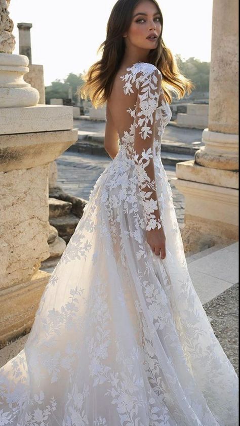 Wedding dresses | Dream wedding ideas dresses, Wedding dresses, Wedding dresses lace Spring Wedding Dresses, Spring Wedding Dress, Dresses Princess, Pretty Wedding Dresses, Romantic Boho, Cute Wedding Dress, Lace Vintage, Dream Wedding Ideas Dresses, Princess Wedding Dresses