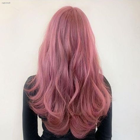 Cool Tone Pink Hair, Smokey Pink Hair, Muted Pink Hair, Mauve Pink Hair, Cherry Pink Hair, Berry Pink Hair, Pink Hair Inspiration, Sinners Of Saint, Dusty Rose Hair