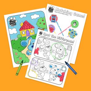 Nickelodeon Parents | Printables, coloring pages, recipes, crafts, and more from your child’s favorite Nickelodeon and Nick Jr. shows. Nick Jr Shows, Parenting Printables, Blue's Clues And You, Easy Diys, Blue's Clues, Blue’s Clues, Sand Toys, Festival Diy, Blues Clues