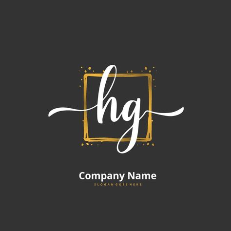 HG Initial handwriting and signature logo design with circle. Beautiful design handwritten logo for fashion, team, wedding, luxury logo. Hg Logo, Handwritten Logo Design, Signature Logo Design, Handwritten Logo, Calligraphy Logo, Wedding Luxury, Oil Pastel Art, Luxury Logo, Pastel Art