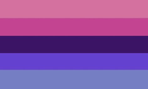 ✧⁠\⁠(⁠>⁠o⁠<⁠)⁠ﾉ⁠✧ ... a less saturated version of the omnisexual flag !! <33 Omnisexual Flag, Flag, Color