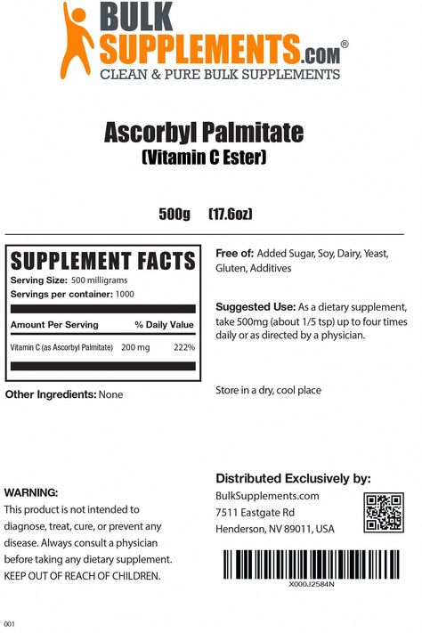 Ascorbyl Palmitate (Vitamin C Ester) Benefits † Ascorbyl palmitate (vitamin C ester) is an antioxidant that is fat-soluble, and it assists in the maintenance of the body's cells. It supports the immune system; helps produce collagen; supports tissues, gums, teeth, and cartilage; and assists in synthesizing carnitine, which may speed up recovery time during exercise and help support a healthy metabolism. Ascorbyl palmitate is an antioxidant and may help slo #HealthTipsForHealthyLife Glutathione Benefits, Benefits Of Hot Lemon Water, Glutathione Supplement, Lemon In Water, Water Tips, Hot Lemon Water, Constant Headaches, 12 Minute Workout, L Tyrosine