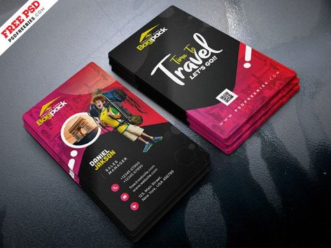 Travel Agency Business Card PSD Template | PSDFreebies.com Travel Business Card Design, Travel Business Card, Travel Agency Business, Agency Business Cards, Visiting Card Templates, Restaurant Business Cards, Photography Business Cards Template, Logo Travel, Company Business Cards