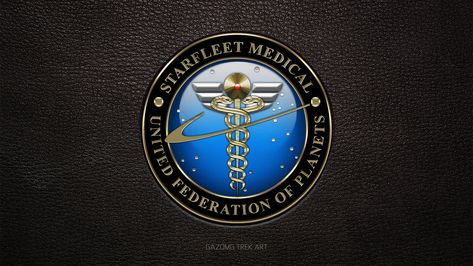 Starfleet Medical Logo Star Trek (UPDATED) by gazomg Star Trek Mirror Universe, Star Trek Medical, Mirror Universe, Logo Star, United Federation Of Planets, Medical Logo, Star Trek Ships, Star Trek Universe, Fan Girl