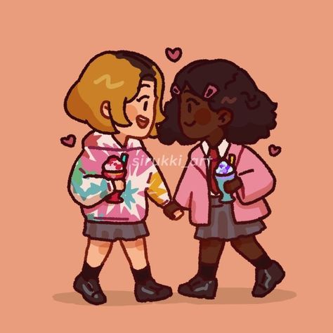 Tara And Darcy, Alice Oseman, Heart Stopper, Alice Book, Lgbt Art, Book Inspiration, Cute Doodles, Owl House, Cute Drawings