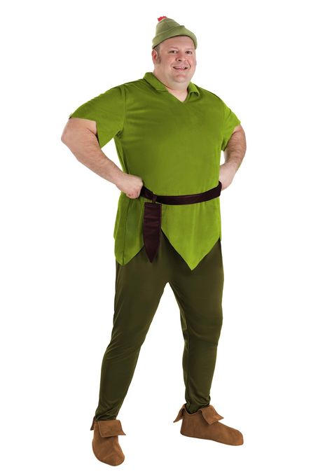 PRICES MAY VARY. Size: 3X Ready to rekindle your sense of adventure? This Disney Peter Pan Costume for adults lets you dive back into Neverland, regardless of age! Perfect for those who refuse to grow up and still believe in magic, this plus-size outfit has everything you need to embark on a thrilling journey, whether in your home, at a costume party, or beyond. The costume captures Peter Pan's timeless look, starting with a green tunic top featuring jagged edges on the sleeves and waist, giving Disney Costumes For Men, Toddler Elsa Costume, Fifth Element Costume, Adult Disney Costumes, Peter Pan Costumes, Peter Pan Costume, Plus Size Male, Plus Size Disney, Green Tights