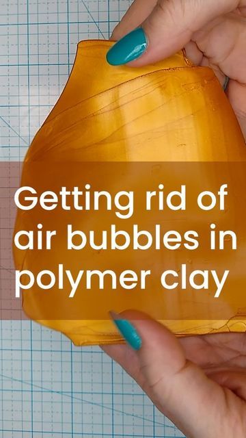 Ginger Davis Allman on Instagram: "Yesterday I showed you how invisible air bubbles can be in your sheet of polymer clay. Here's how to get rid of them. #polymerclay #polymerclaytips" Polymer Clay Molds Diy, Polymer Beads Diy, How To Bake Polymer Clay In Oven, Polymer Clay Mixing, Blue Bottle Tree, Baking Polymer Clay, Homemade Polymer Clay, Clay Workshop, Clay Tips