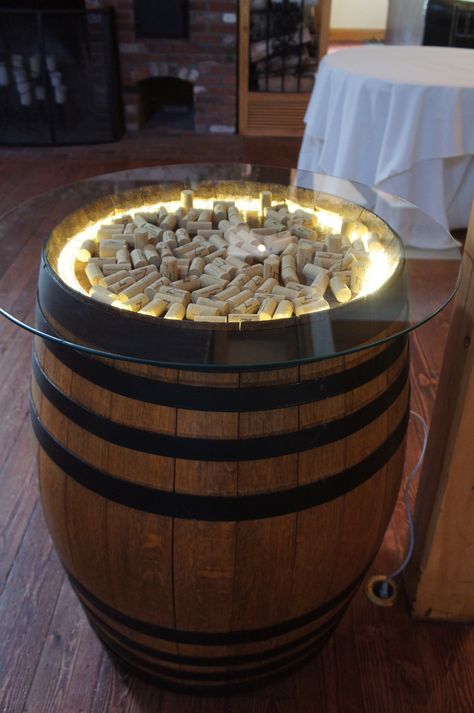 Barrel House Design, Barrel Tables Ideas, Wine Barrel Yard Decor, Winery Barrel Room, Winery Design Interior, Wine Barrel Bar Ideas, Oak Barrel Ideas, Barrels Tables, Whiskey Barrel Bar Ideas