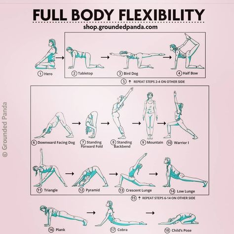 2,609 Likes, 14 Comments - Yoga Fundamentals (@yoga_fundamentals) on Instagram: “If you're looking for a new routine I suggest trying out this full body routine. Beginner friendly…” Full Body Yoga Stretch Beginner, Daily Full Body Stretching Routine, Vinyasa Yoga Flow Sequence Chart, Quick Full Body Pilates, Full Body Routine, Body Flexibility, Crescent Lunge, Body Routine, New Routine