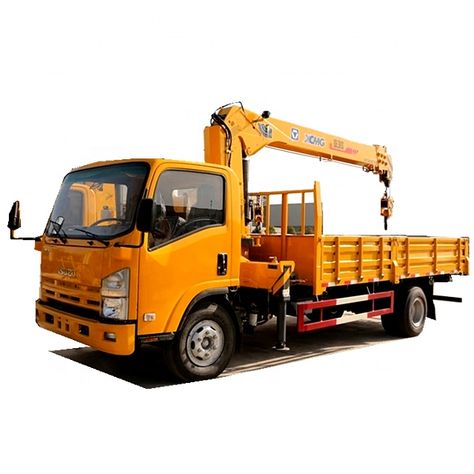 ISUZU 700P 6ton to 8ton truck crane Truck Mounted Crane, Fuel Truck, Truck Cranes, Garbage Truck, Hydraulic Systems, Tow Truck, Cummins, Steering Wheel, Fuel