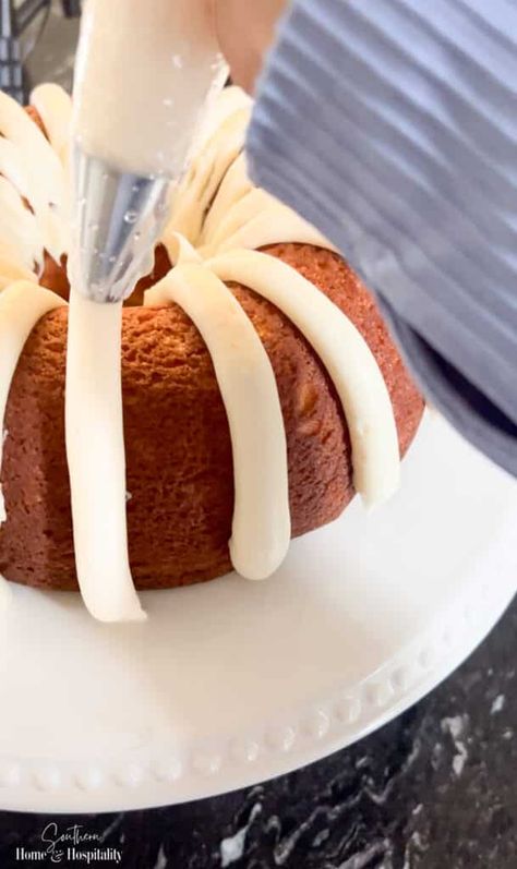 This easy copycat recipe for Nothing Bundt Cakes Lemon Cake is amazingly moist and tender like the real deal, but made for much less at home. The perfect balance of the sweet tanginess of cream cheese frosting and lemon loveliness! Mini Bundt Cakes Recipes, Nothing Bundt, Nothing Bundt Cakes, Lemon Bundt Cake, Mini Bundt Cakes, Lemon Cake Mixes, Bundt Cake Pan, Instant Pudding Mix, Bundt Cakes Recipes