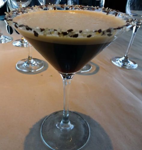 Bonefish Grill Espresso Martini Cocktail Recipe - Secret Copycat Restaurant Recipes Bonefish Grill Martini Recipes, Bonefish Martini Recipes, Chocolate Espresso Martini Recipe, Bonefish Grill Recipes, Alcohol Treats, Cocktail Recipes At Home, Sweets Table Wedding, Expresso Martini, Espresso Martini Cocktail