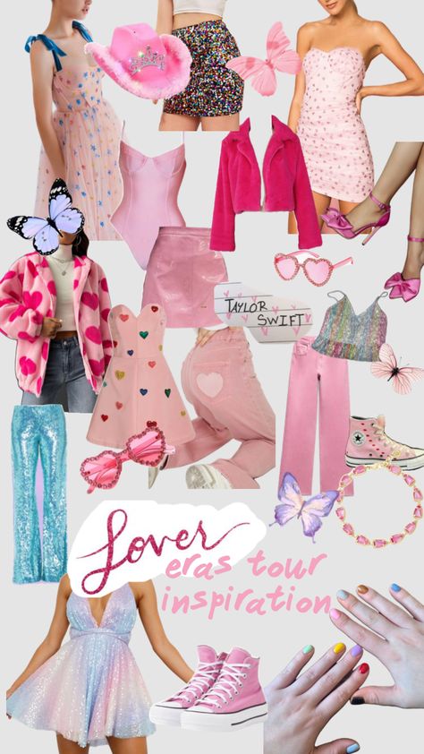 Taylor Swift Concert Outfit Ideas Lover, Taylor Fits, Eras Fits, Taylor Swift Halloween Costume, Taylor Concert, Eras Outfit, Eras Outfits, Taylor Swift Birthday Party Ideas, Era Tour