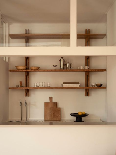 Wood Kitchen Shelves, Plywood Diy, Diy Wood Shelves, Modern Wood Wall, Design Homes, Rugged Design, Wood Wall Shelf, Wood Shelf, Space Furniture