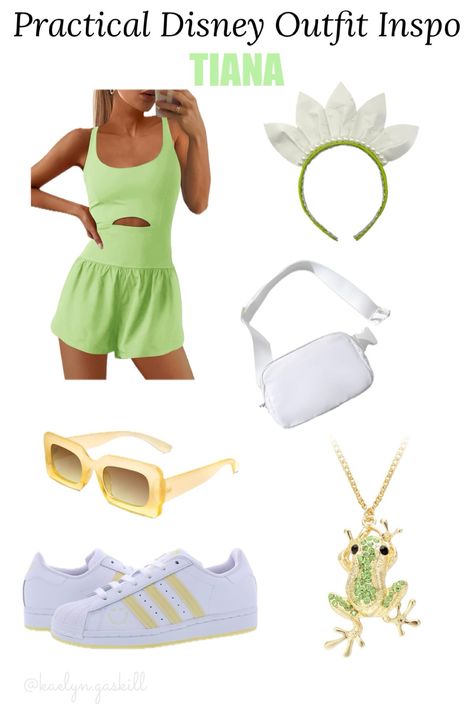 Rhinestone Crystal Elegant Frog … curated on LTK Princess Tiana Disneybound, Tiana Disney Outfit, Tiana Disneybound, Jasmine Outfit, Amusement Park Outfit, Disneybound Outfits, Tiana Disney, Disney Outfits Women, Park Outfit