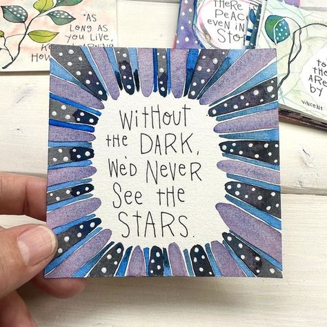 Watercolor Affirmations, Jj Collage, Wendy Solganik, Journalling Inspiration, Stars Painting, Willa Wanders, Watercolor Doodles, Textile Art Techniques, Embellishment Ideas