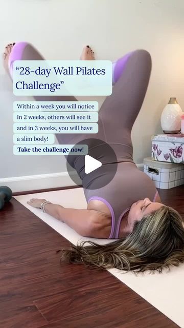 Reverse Health Pilates on Instagram: "Feel stronger and more flexible in just 28 days with our home-friendly Wall Pilates workouts designed for women in menopause. 🌸🏠" Wall Pilates Workout For Menopausal Women, Wall Pilates Workout, Wall Pilates, Pilates Challenge, Pilates Workouts, More Flexible, Fitness Design, 28 Days, Pilates Workout