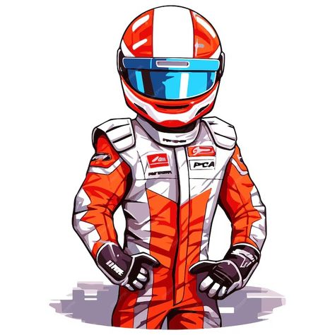 Premium Vector | Racing Car Driver Mascot Vector illustration Race Car Driver, Person Cartoon, Car Driver, Car And Driver, Racing Car, Premium Vector, Race Cars, Graphic Resources, Vector Illustration