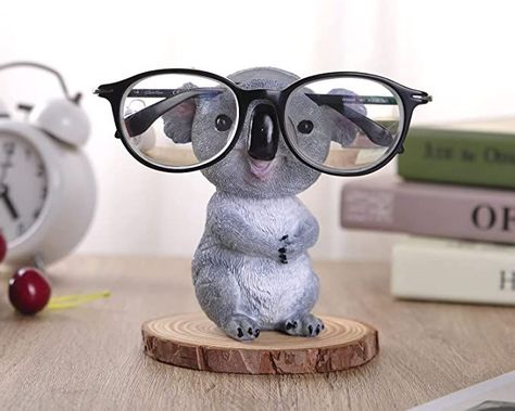 Office Glasses, Cute Home Office, Display Stands, Eyeglass Holder, Glasses Accessories, Accessories Home, Display Stand, Koala, Home Kitchen