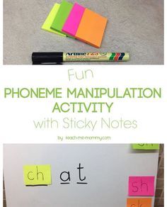 fun phoneme manipula Early Reading Activities, Phoneme Segmentation, Educational Therapy, Phonemic Awareness Activities, Slp Activities, Preschool Reading, Daily 3, Esl Activities, Orton Gillingham