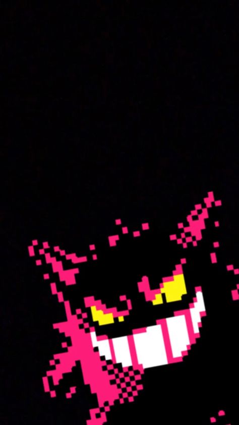 Gengar Wallpapers, Haunter Pokemon, Swag Wallpaper, Ghost Pokemon, Grunge Pictures, Iphone Wallpaper Stills, Iphone Lockscreen Wallpaper, Horror Themes, Y2k Wallpaper