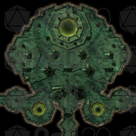 Mind Flayer Battlemap, Dnd Smuggler Map, Dnd Lich Lair Map, Ritual Chamber Battlemap, Hag Hut Battlemap, Eldritch Battlemap, Dark Forest Battle Map Dnd, Pathfinder Maps, Star Trek Rpg