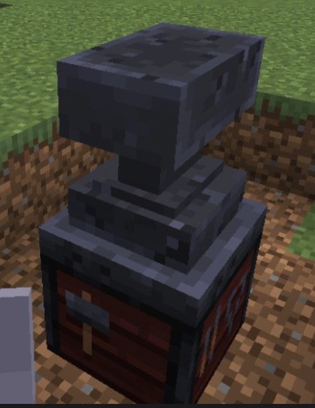 Smithing table with anvil Minecraft Anvil, Minecraft