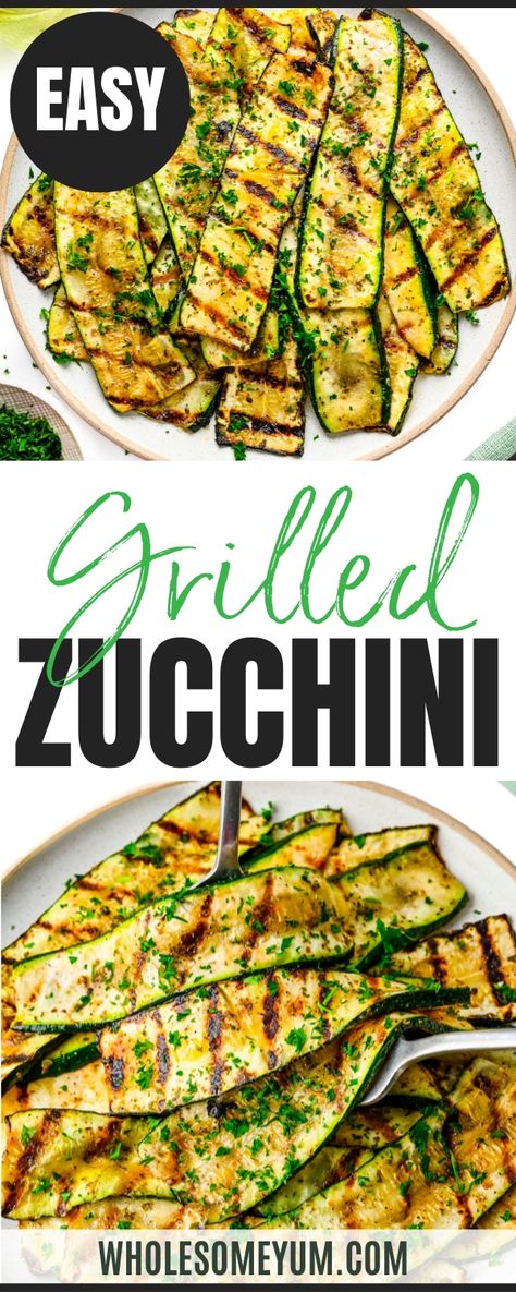 Zucchini Grilled, Keto Veggie Recipes, Zucchini Side Dish Recipes, Grilled Zucchini Recipes, Best Zucchini Recipes, Zucchini Side Dishes, Carb Sides, Keto Zucchini, Wholesome Yum