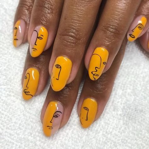 Nagellack Trends, Abstract Nail Art, Minimalist Nails, Dream Nails, Funky Nails, Pretty Acrylic Nails, Nail Arts, Creative Nails, Cute Acrylic Nails