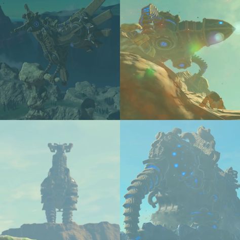 4 Divine Beasts Lego Zelda, Divine Beast, Calamity Ganon, Mechanical Animals, Construction Lego, Horse Motif, Mix Video, Hyrule Warriors, Zelda Breath Of The Wild