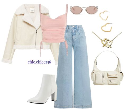 Cute Pink Casual outfit outfit ideas | This is a great date outfit Date Night Outfit Simple, Outfit Ideas Soft Girl, Pink Casual Outfit, Outfit Ideas Soft, Heart Necklace Tiffany, Casual Glam, Date Outfit, Casual Date Night, Date Outfit Casual