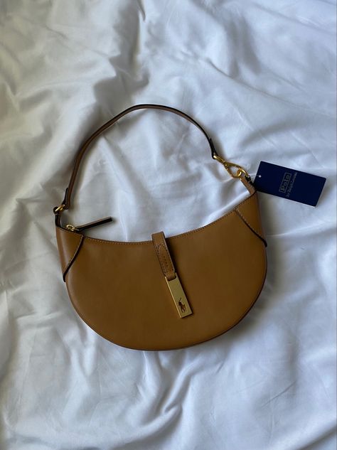 Ralph Lauren Saddle Bag, Ralph Lauren Elegant Everyday Shoulder Bag, Elegant Ralph Lauren Brown Bags, Luxury Brown Ralph Lauren Shoulder Bag, Ralph Lauren Bags\, Ralph Lauren Bag, Ralph Lauren Love, Ralph Laurent, Details Aesthetic