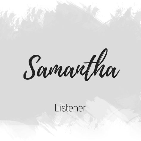 Samantha Samantha Name Tattoo Design, Samantha Name Meaning, Samantha Name Wallpaper, Samantha Name Tattoo, Samantha Tattoo, Samantha Core, Samantha Name, Tattoo Nombres, Sam Name