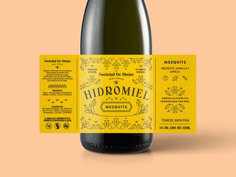 Mead Bottle Design, Mead Label Design, Liquor Packaging Design, Mead Packaging, Mead Label, Mead Bottle, Honey Mead, Honey Label Design, Wine Icon