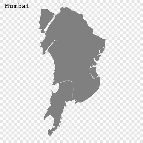 Mumbai Map Illustration, Mumbai Map, Map Png, Map Silhouette, Mumbai City, Book Cover Illustration, Cover Illustration, Logo Banners, Illustrated Map